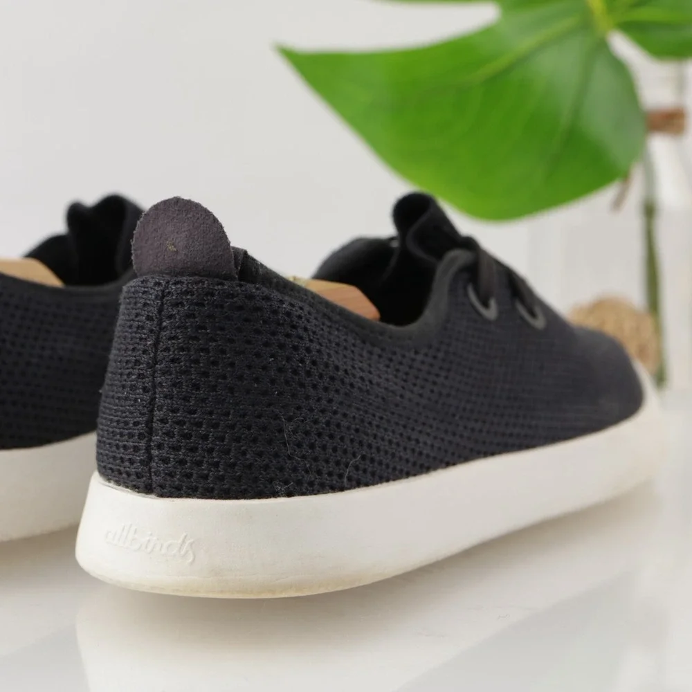 Allbirds Mens TS Tree Skipper Running Shoe Size 11 Navy Knit Lace Up Low Sneaker